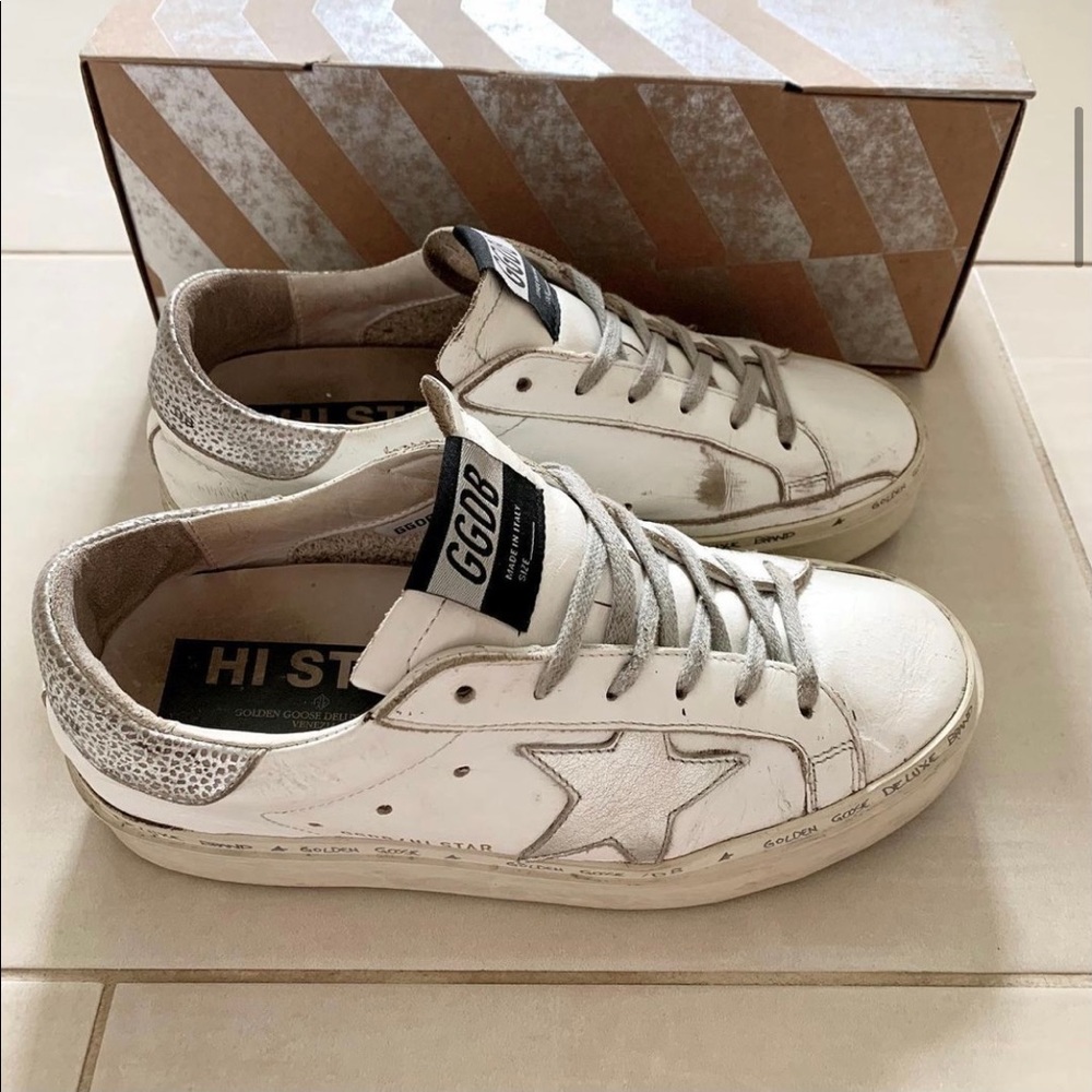 GGDB Hi Stars White & Sliver